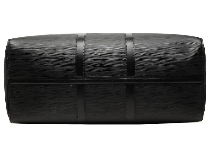Louis Vuitton Black Epi Keepall 50 Noir - vue 3