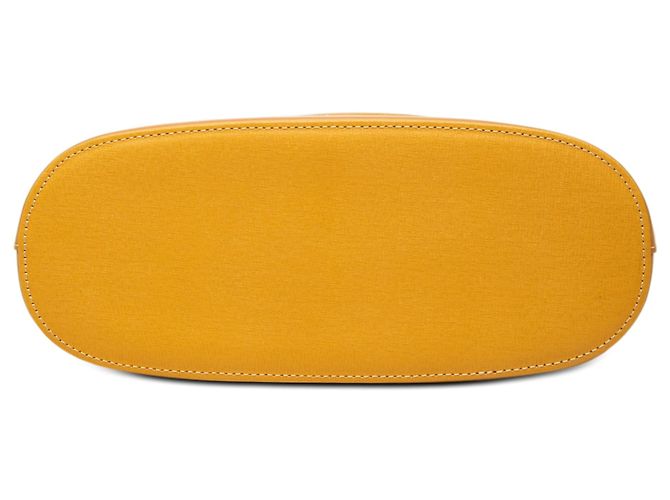 Borsa a mano Burberry in pelle gialla Giallo Senape - vista 3