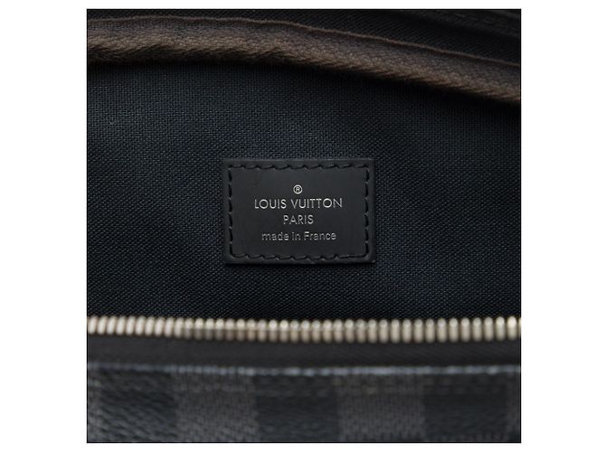 Louis Vuitton Black Damier Graphite Porte Documents Voyage PM Preto - vista 5