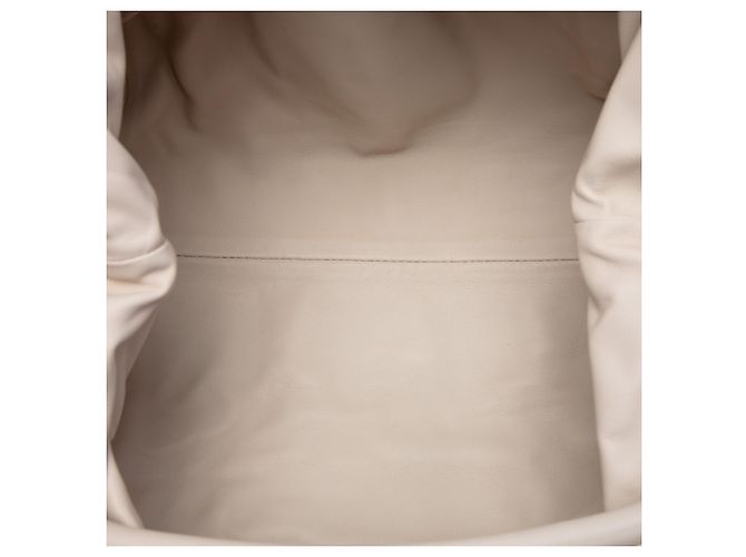 Bottega Veneta The Pouch in nappa bianca Bianco - vista 4