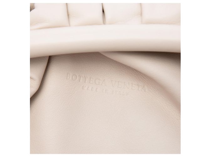 Bottega Veneta The Pouch in nappa bianca Bianco - vista 5