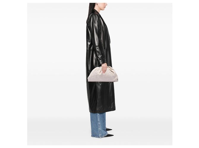 Bottega Veneta The Pouch in nappa bianca Bianco - vista 6