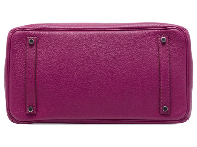 Hermès Purple Togo Birkin Retourne 35 Púrpura - vista 3