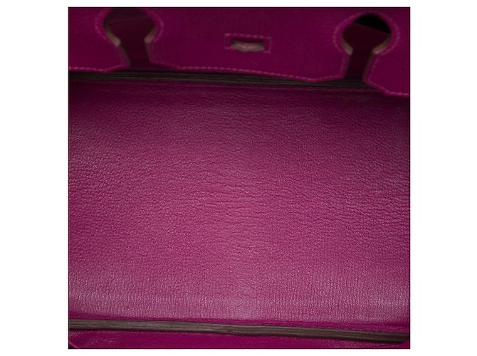 Hermès Purple Togo Birkin Retourne 35 Púrpura - vista 4