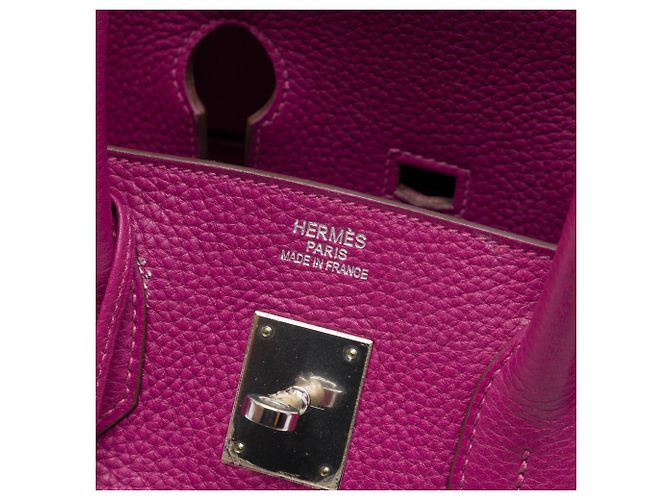 Hermès Purple Togo Birkin Retourne 35 Púrpura - vista 5