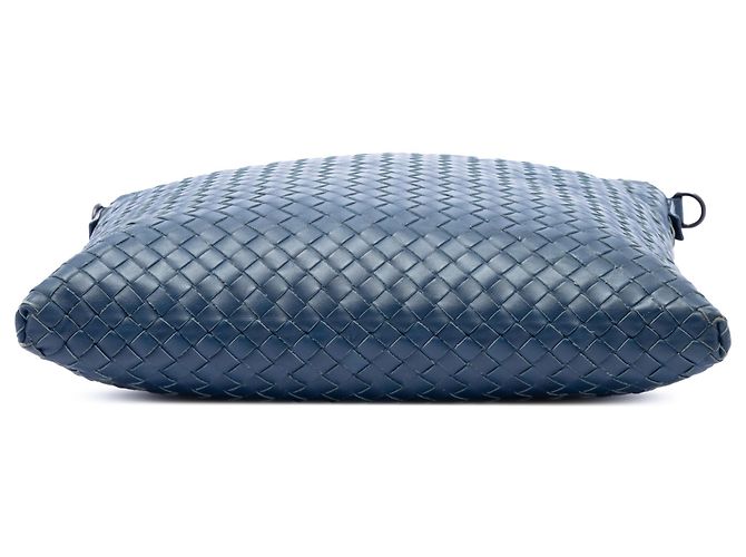 Bottega Veneta Borsa a tracolla VN in Nappa Intrecciato blu - vista 3