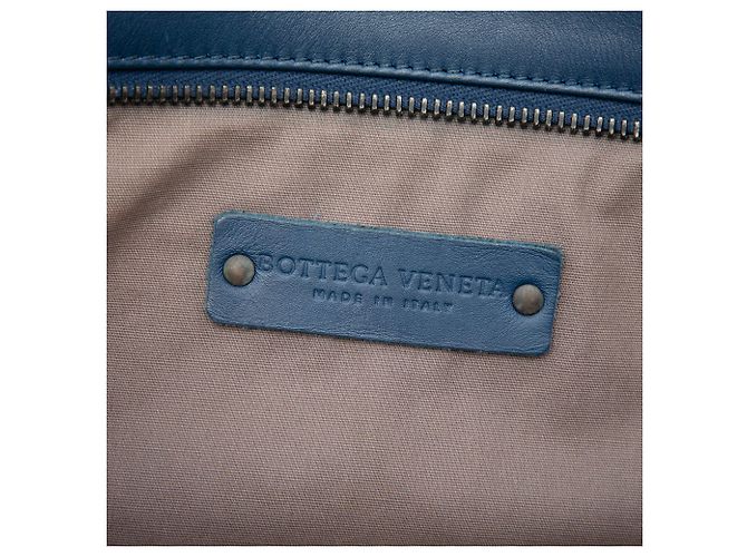 Bottega Veneta Borsa a tracolla VN in Nappa Intrecciato blu - vista 5