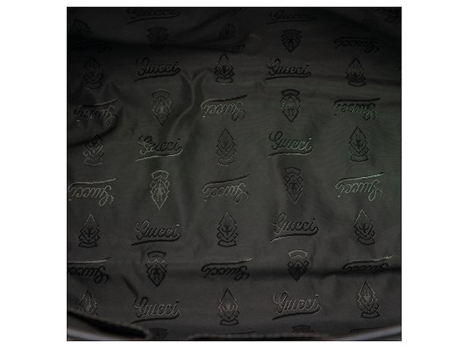 Bolsa Messenger Gucci Black Guccissima Preto - vista 4