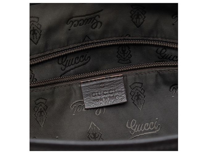 Bolsa Messenger Gucci Black Guccissima Preto - vista 5