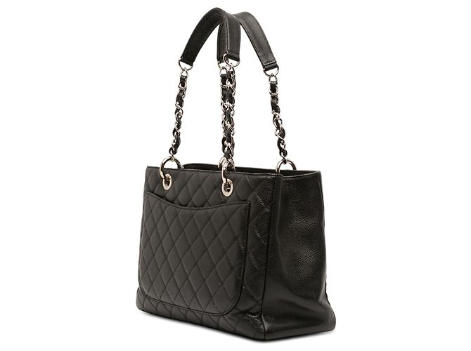 Chanel Black Caviar Grand Shopping Tote Schwarz - Ansicht 2