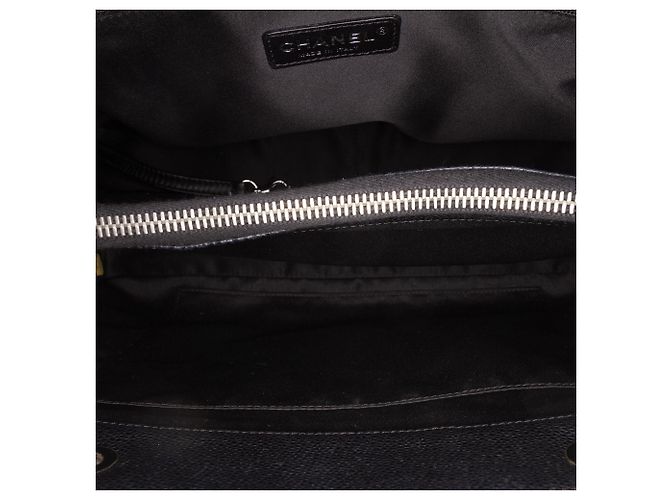 Chanel Black Caviar Grand Shopping Tote Schwarz - Ansicht 4