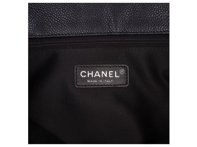 Chanel Black Caviar Grand Shopping Tote Schwarz - Ansicht 5