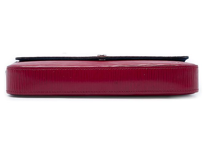 Louis Vuitton Red Epi Pochette Felicie Rosso Bordò - vista 3