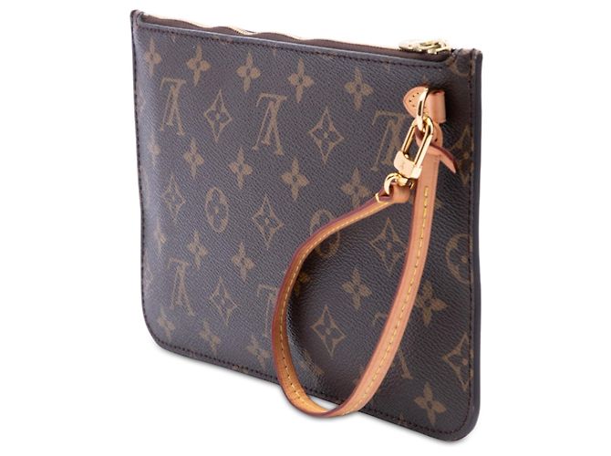 Bolsa Louis Vuitton Brown Monogram Neverfull MM Marrom - vista 2