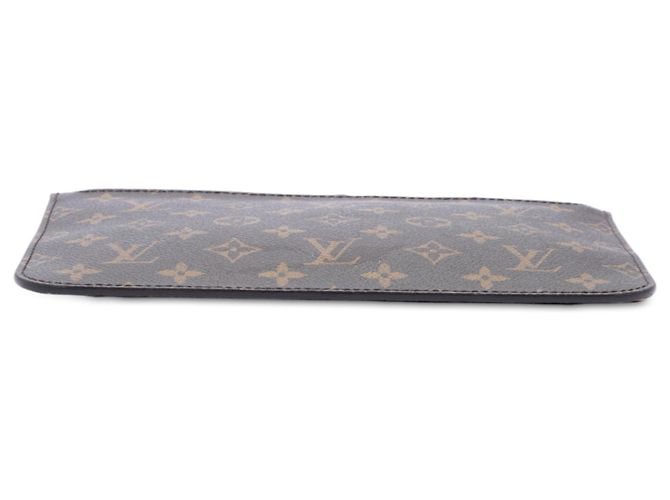 Bolsa Louis Vuitton Brown Monogram Neverfull MM Marrom - vista 3