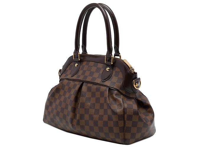 Louis Vuitton Brown Damier Ebene Trevi PM Marrone - vista 2