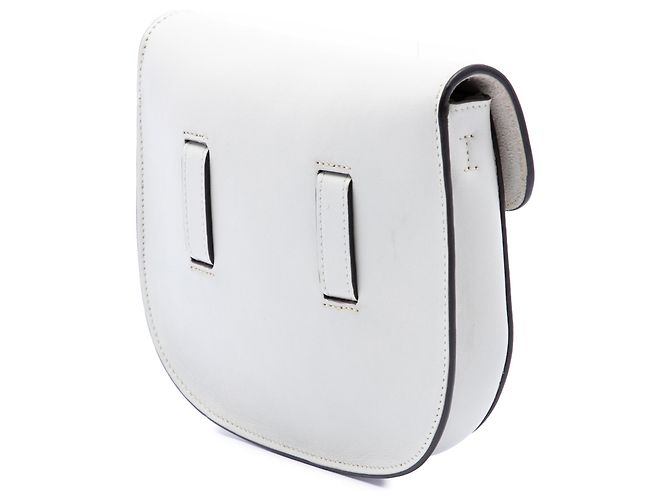 Céline Celine Mini Bolso Convertible Simétrico de Piel de Ternera Lisa Gris Castaño - vista 2