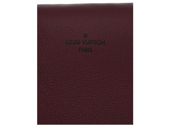 Borsa Tote Louis Vuitton Red Veau Cachemire Patchwork W GM Rosso Bordò - vista 5