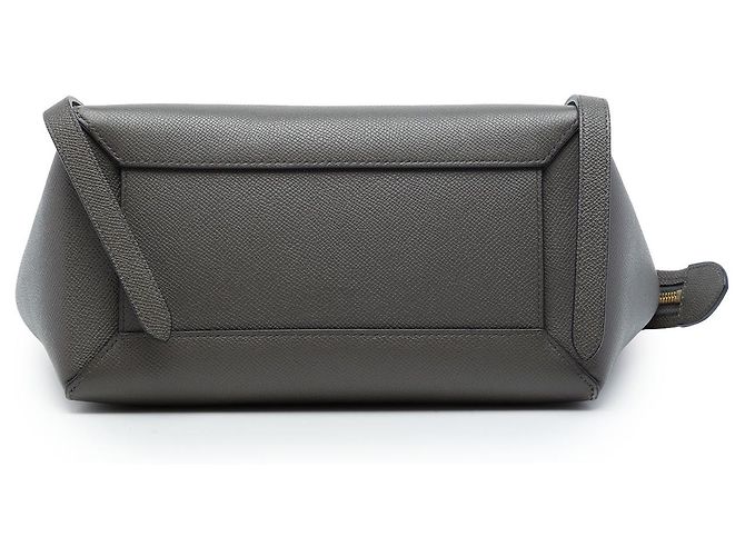 Belt Bag Céline Bolsa de cintura Celine em couro de bezerro micro granulado cinza Marrom - vista 3