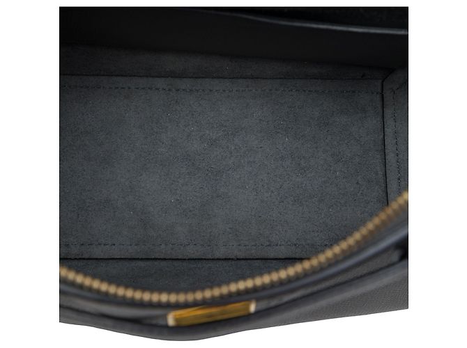 Belt Bag Céline Bolsa de cintura Celine em couro de bezerro micro granulado cinza Marrom - vista 4