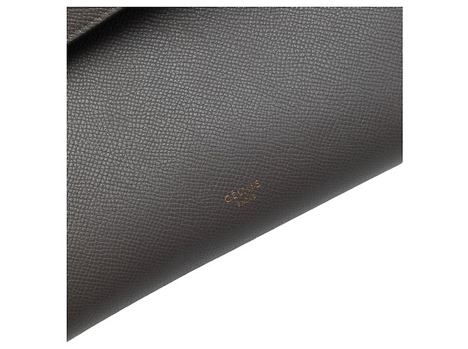 Belt Bag Céline Bolsa de cintura Celine em couro de bezerro micro granulado cinza Marrom - vista 5