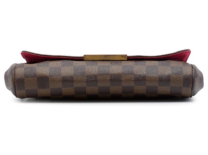 Louis Vuitton Brown Damier Ebene Favorite MM Castaño - vista 3