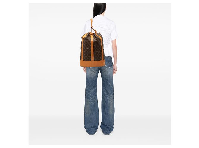 Louis Vuitton Brown Monogram Randonnee GM Marrom - vista 8