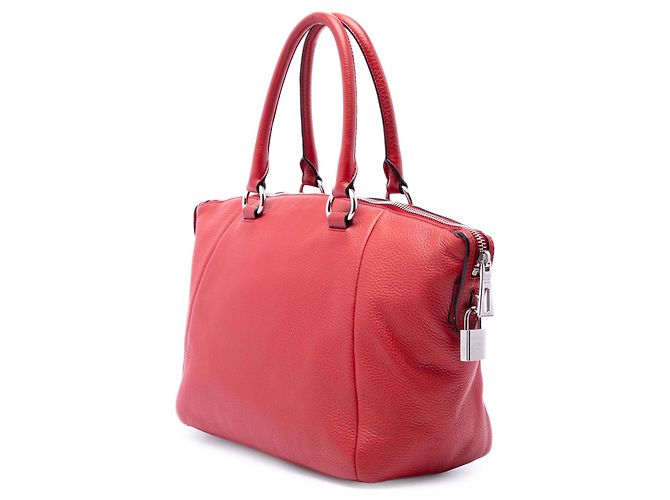 Bolsa Prada Red Vitello Daino de alça dupla Vermelho - vista 2