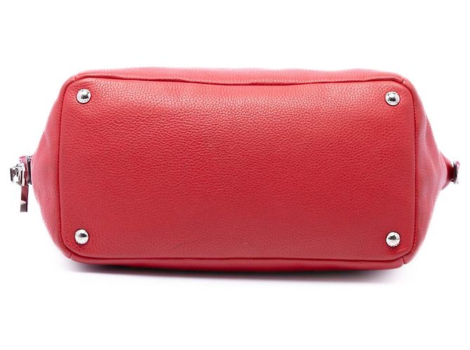 Bolsa Prada Red Vitello Daino de alça dupla Vermelho - vista 3