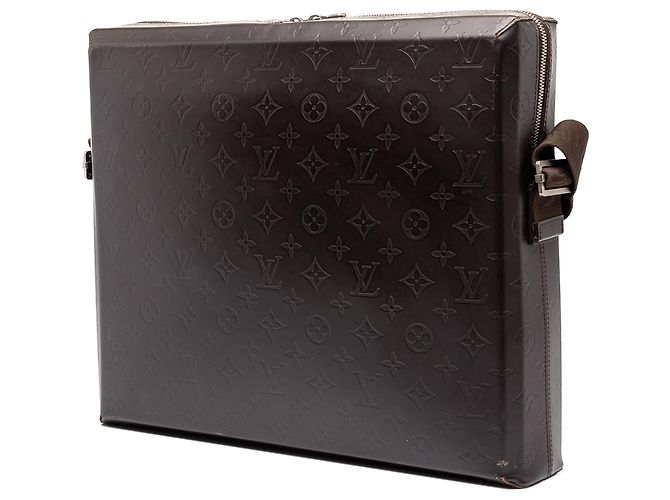 Louis Vuitton Brown Monogram Glace Steve Marrom Castanho escuro - vista 2