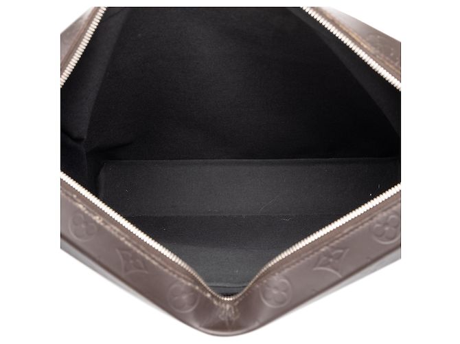 Louis Vuitton Brown Monogram Glace Steve Marrom Castanho escuro - vista 4