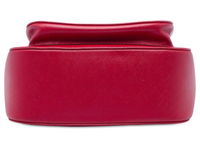 Sac Tote Prada Red Saffiano Lux Metropolis Rouge - vue 3