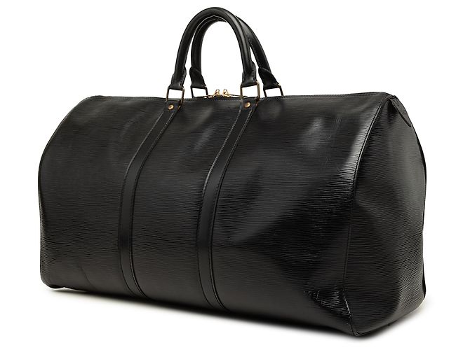 Louis Vuitton Black Epi Keepall 50 Negro - vista 2