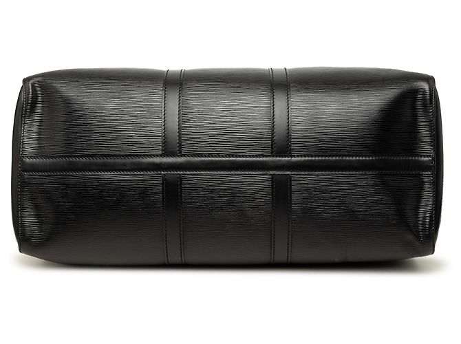 Louis Vuitton Black Epi Keepall 50 Negro - vista 3
