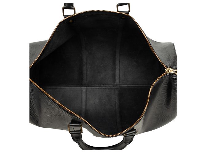 Louis Vuitton Black Epi Keepall 50 Negro - vista 4