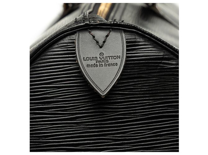 Louis Vuitton Black Epi Keepall 50 Negro - vista 5