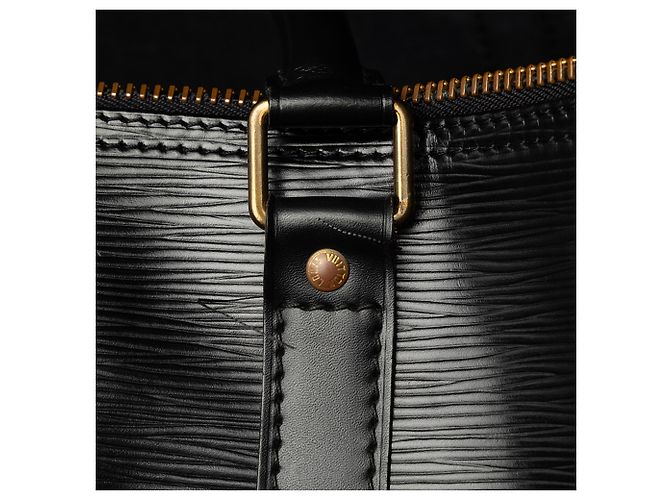 Louis Vuitton Black Epi Keepall 50 Negro - vista 6