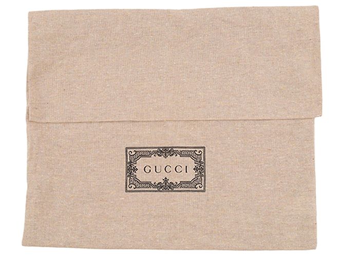Borsa a tracolla Gucci Kids GG Supreme Heart Web Beige - vista 13