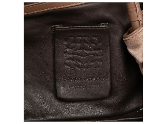 Bolsa Aire em camurça com tachas castanha LOEWE Marrom - vista 5