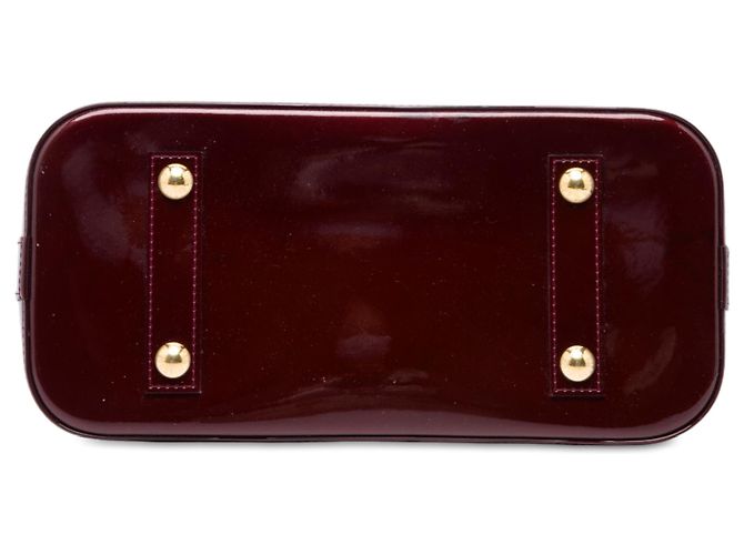Louis Vuitton Red Monogram Vernis Alma PM Rot Bordeaux - Ansicht 3