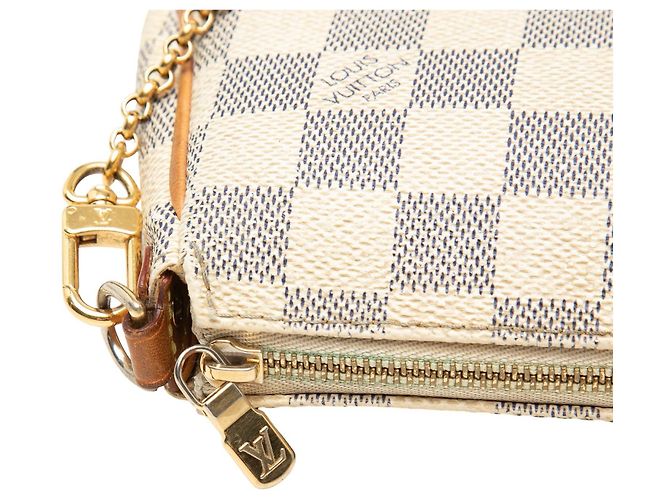 Louis Vuitton White Damier Azur Eva Blanco - vista 6