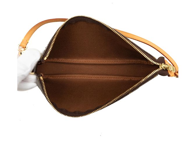 Louis Vuitton Brown Monogram Pochette Accessoires Marron - vue 4