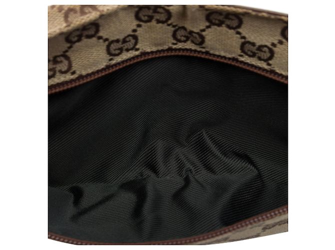 Bolso cinturón Gucci de lona GG beige con doble bolsillo - vista 4