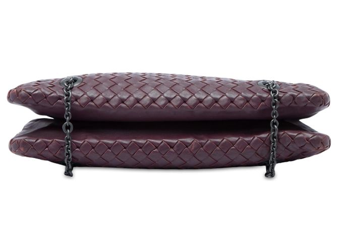 Borsa a tracolla Duo in Nappa Intrecciato viola Bottega Veneta Porpora - vista 3