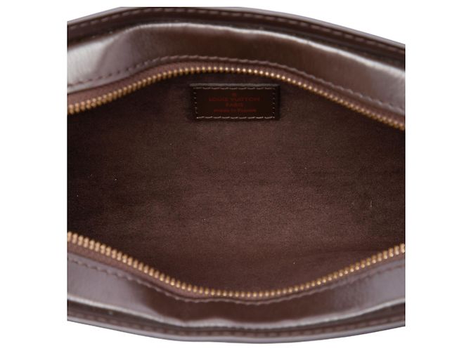 Louis Vuitton Brown Damier Ebene Saint Louis Pochette Marrone - vista 4