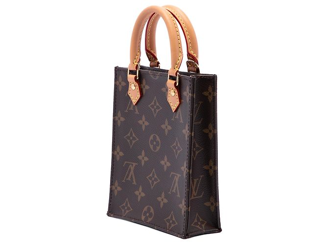 Louis Vuitton Brown Monogram Petit Sac Plat Marron - vue 2
