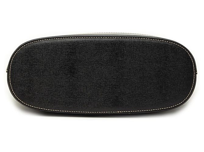 Tote in pelle nera Burberry Nero - vista 3