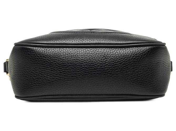 Gucci Soho Disco Crossbody in pelle di vitello nera Nero - vista 3