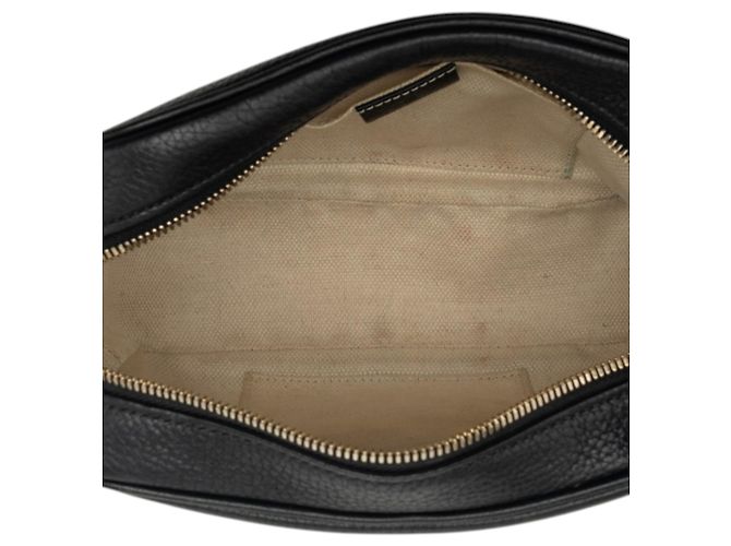 Gucci Soho Disco Crossbody in pelle di vitello nera Nero - vista 4