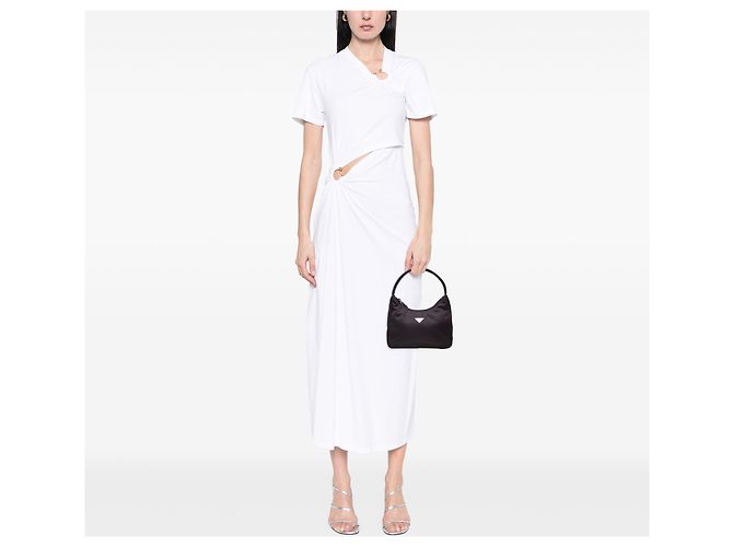 Bolso de hombro Prada Mini Tessuto Sport Morado Púrpura - vista 6